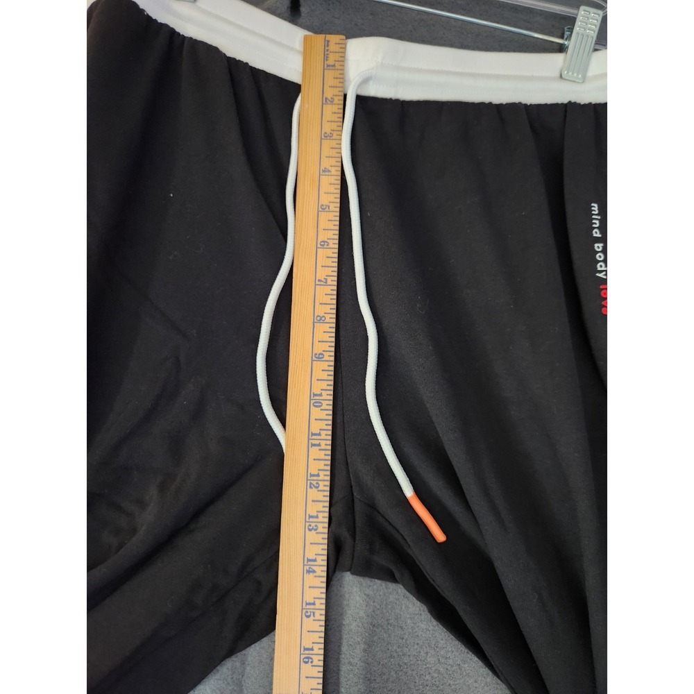 Mind Body Love Yoga Lounge Pants Side Stripe Snap Drawstring Peace World MP NWOT - Picture 5 of 12